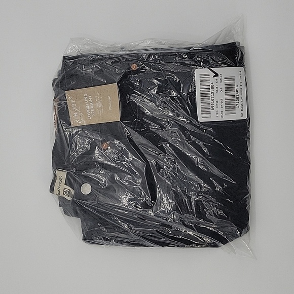 Madewell Tall Low-Slung Straight Jeans in Kent Wash size 28 TALL NWT NM768 - Picture 13 of 14